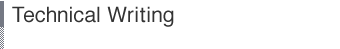 Technical Writing