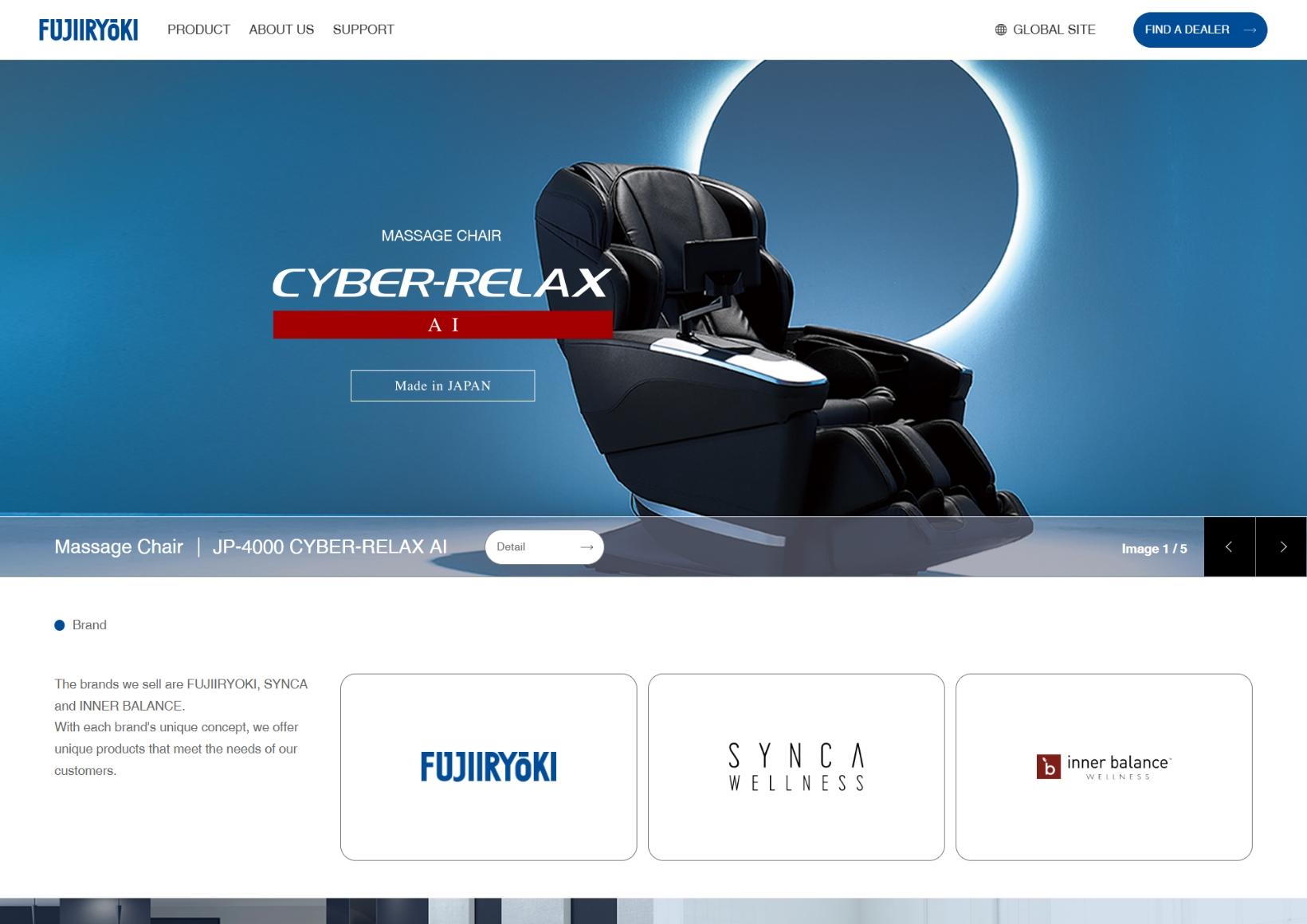 フジ医療器グローバルサイト